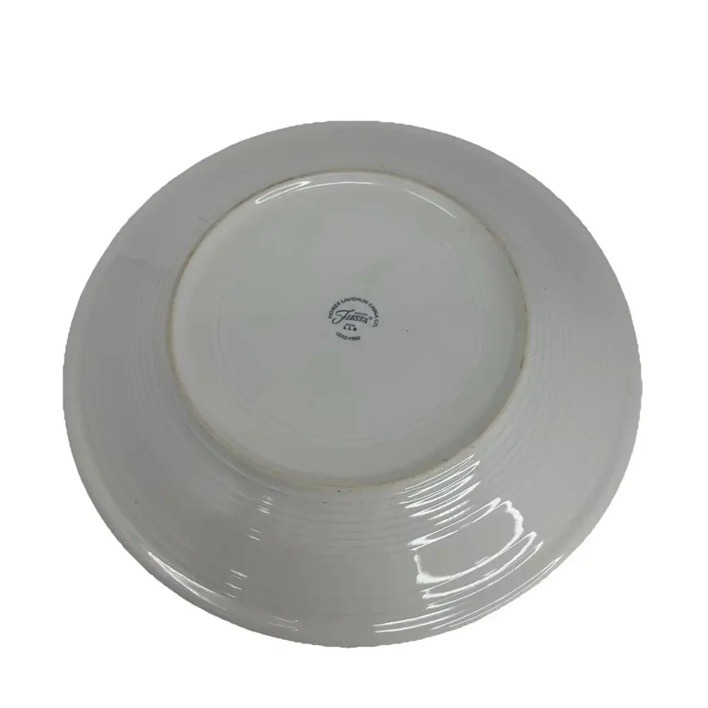 Fiestaware White Chop Plate 11 3/4